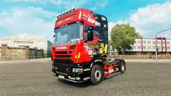 NASCAR de la peau pour Scania camion pour Euro Truck Simulator 2