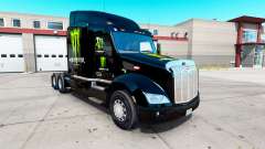 Monster Energy de la peau pour le camion Peterbilt 579 pour American Truck Simulator