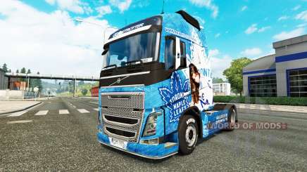 Les Maple Leafs de Toronto de la peau pour Volvo camion pour Euro Truck Simulator 2