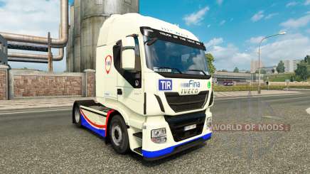 La peau de la FINA sur le camion Iveco Hi-Way pour Euro Truck Simulator 2