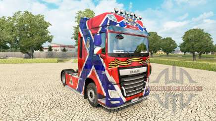 La peau de la Nouvelle Russie sur le tracteur DAF pour Euro Truck Simulator 2