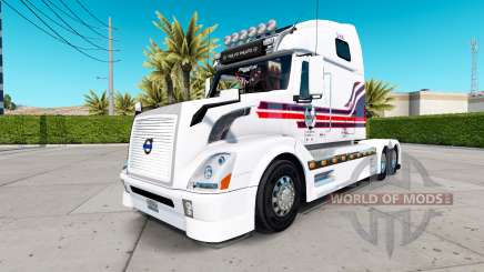 La peau Flecoli sur tracteur Volvo VNL 670 pour American Truck Simulator