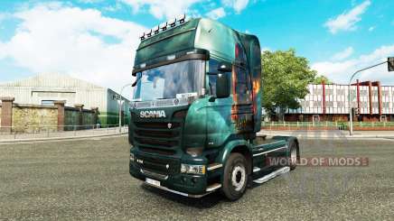 La peau Fantasy Navire sur le tracteur Scania pour Euro Truck Simulator 2