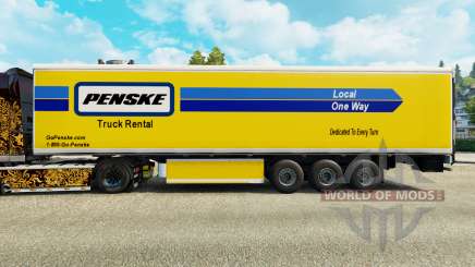 Penske Haut für den Kühlanhänger für Euro Truck Simulator 2