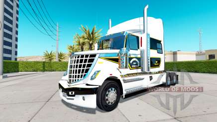 Скин Tres guerras n на International LoneStar pour American Truck Simulator