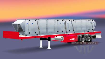 Die Auflieger-Plattform von Mammut mit unterschiedlichen Lasten. für Euro Truck Simulator 2