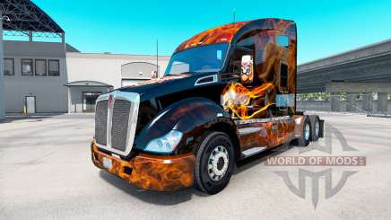 La peau Harley-Davidson camion Kenworth T680 pour American Truck Simulator