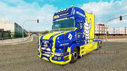 Michelin peau pour camion Scania T pour Euro Truck Simulator 2
