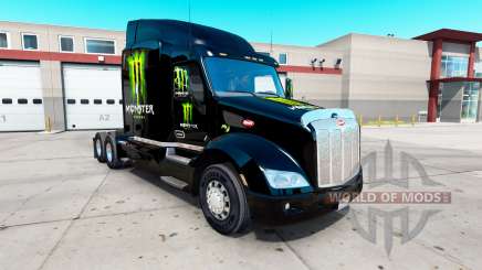 Monster Energy de la peau pour le camion Peterbilt 579 pour American Truck Simulator