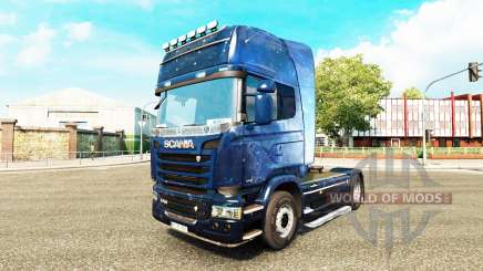 La peau Kosmos sur le tracteur Scania pour Euro Truck Simulator 2