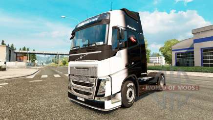 Die Schwarze und die Weiße Haut für Volvo-LKW für Euro Truck Simulator 2