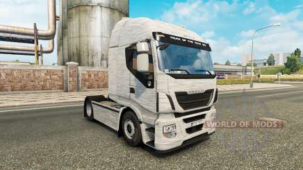 L'Aluminium brossé de la peau pour Iveco camion pour Euro Truck Simulator 2