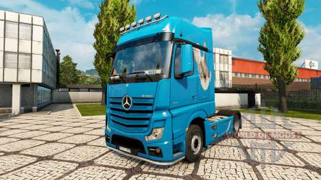 La peau de la Colombe pour tracteur Mercedes-Ben pour Euro Truck Simulator 2