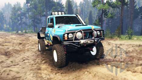 Nissan Patrol GQ pour Spin Tires