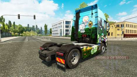 Minecraft skin pour Volvo camion pour Euro Truck Simulator 2