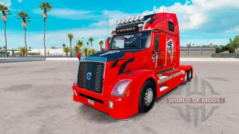 La peau Atalanta Faucons sur tracteur Volvo VNL  pour American Truck Simulator