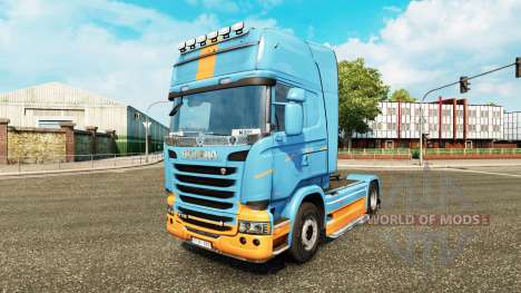 La peau DS3 sur le tracteur Scania pour Euro Truck Simulator 2