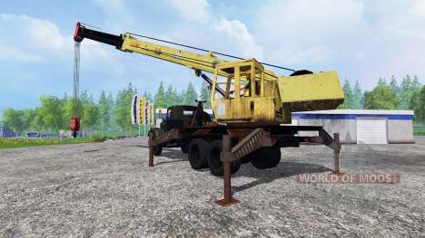 KrAZ 257 camion-grue pour Farming Simulator 2015
