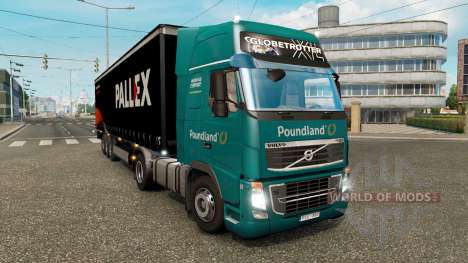 Peaux pour la circulation des camions v2.0 pour Euro Truck Simulator 2