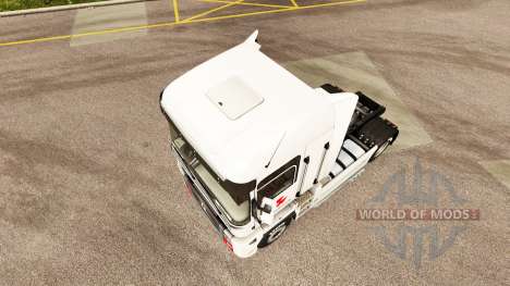 Massey Ferguson de la peau pour Renault Magnum t pour Euro Truck Simulator 2
