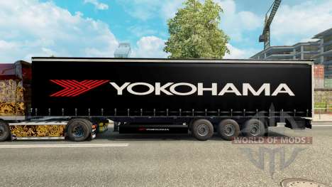 De la peau pour Yokohama semi-remorque pour Euro Truck Simulator 2