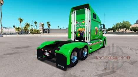 Boyd Transport skin für den Volvo truck VNL 670 für American Truck Simulator