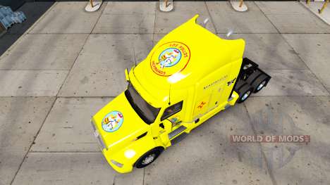 Haut-Los Pollos Hermanos-LKW auf einem Peterbilt für American Truck Simulator