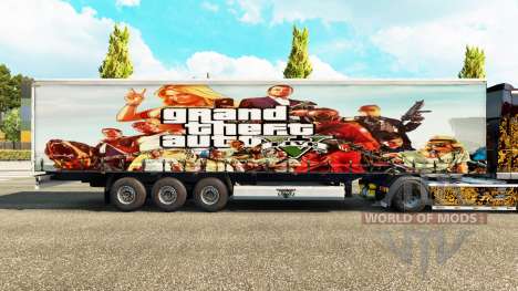 La peau GTA V trailer pour Euro Truck Simulator 2