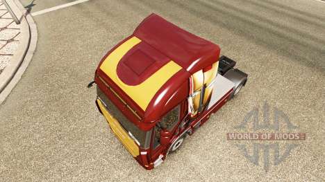 La peau Iron Man sur tracteur Iveco pour Euro Truck Simulator 2