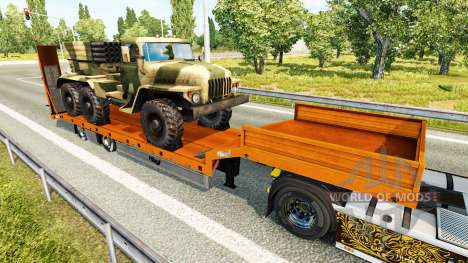 Semi transportant du matériel militaire v1.6 pour Euro Truck Simulator 2