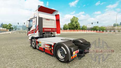 La peau de Luis Lopez sur le camion Iveco pour Euro Truck Simulator 2