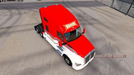 Haut Lexan-Verkehr auf Sattelschlepper Kenworth  für American Truck Simulator