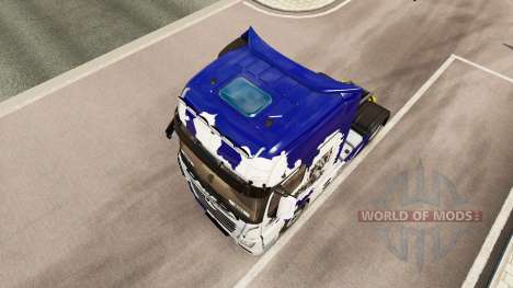 La peau Biomechaniks pour tracteur Mercedes-Benz pour Euro Truck Simulator 2