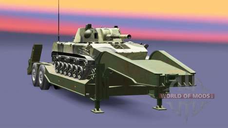 Semi Durchführung militärischer Ausrüstung v1.6. für Euro Truck Simulator 2