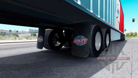 Aktualisiert Schlamm klappen der semi-Trailer für American Truck Simulator