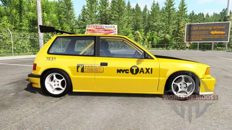 Ibishu Covet New York Taxi v0.8.0.1 für BeamNG Drive