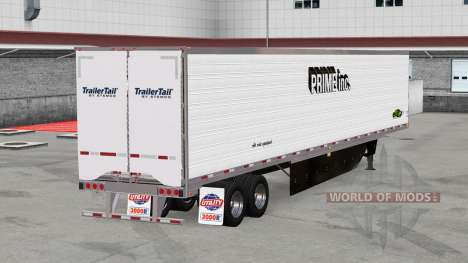 Semi-remorque frigorifique, le Premier Inc. pour American Truck Simulator