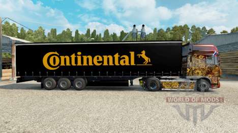 Haut Contiential auf den trailer für Euro Truck Simulator 2