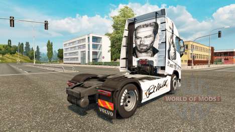 Paul Walker skin für Volvo-LKW für Euro Truck Simulator 2