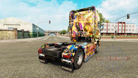 Graffiti-skin für den Scania truck für Euro Truck Simulator 2