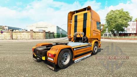 La Camaro de la peau pour Scania camion pour Euro Truck Simulator 2