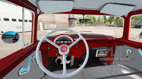 Ford F-100 1956 custom cab pour American Truck Simulator