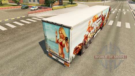 La peau GTA V trailer pour Euro Truck Simulator 2