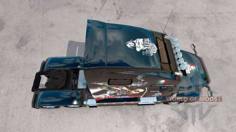 Haut Big Mama-Tattoo auf Sattelzugmaschine Volvo für American Truck Simulator