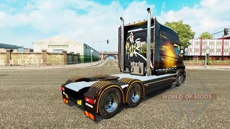 Golden skin für LKW Scania T für Euro Truck Simulator 2