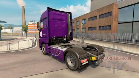 Skin Windows 10 an das Zugfahrzeug Mercedes-Benz für Euro Truck Simulator 2