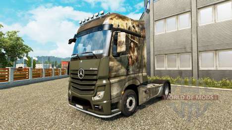Haut Kreuzzug für Traktor Mercedes-Benz für Euro Truck Simulator 2
