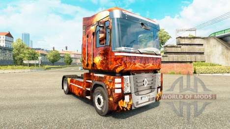 La peau Fantasy Guerre pour tracteur Renault pour Euro Truck Simulator 2