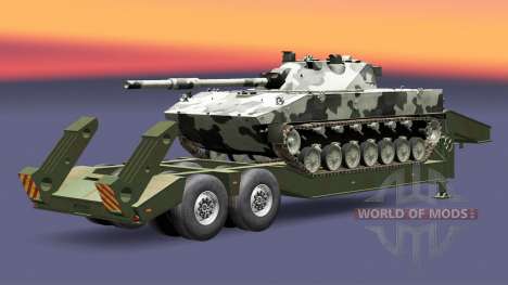 Semi Durchführung militärischer Ausrüstung v1.6. für Euro Truck Simulator 2