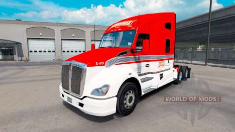 Haut Lexan-Verkehr auf Sattelschlepper Kenworth  für American Truck Simulator